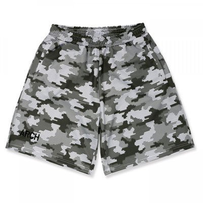 画像1: アーチ　 ショーツ line camo shorts 【gray】